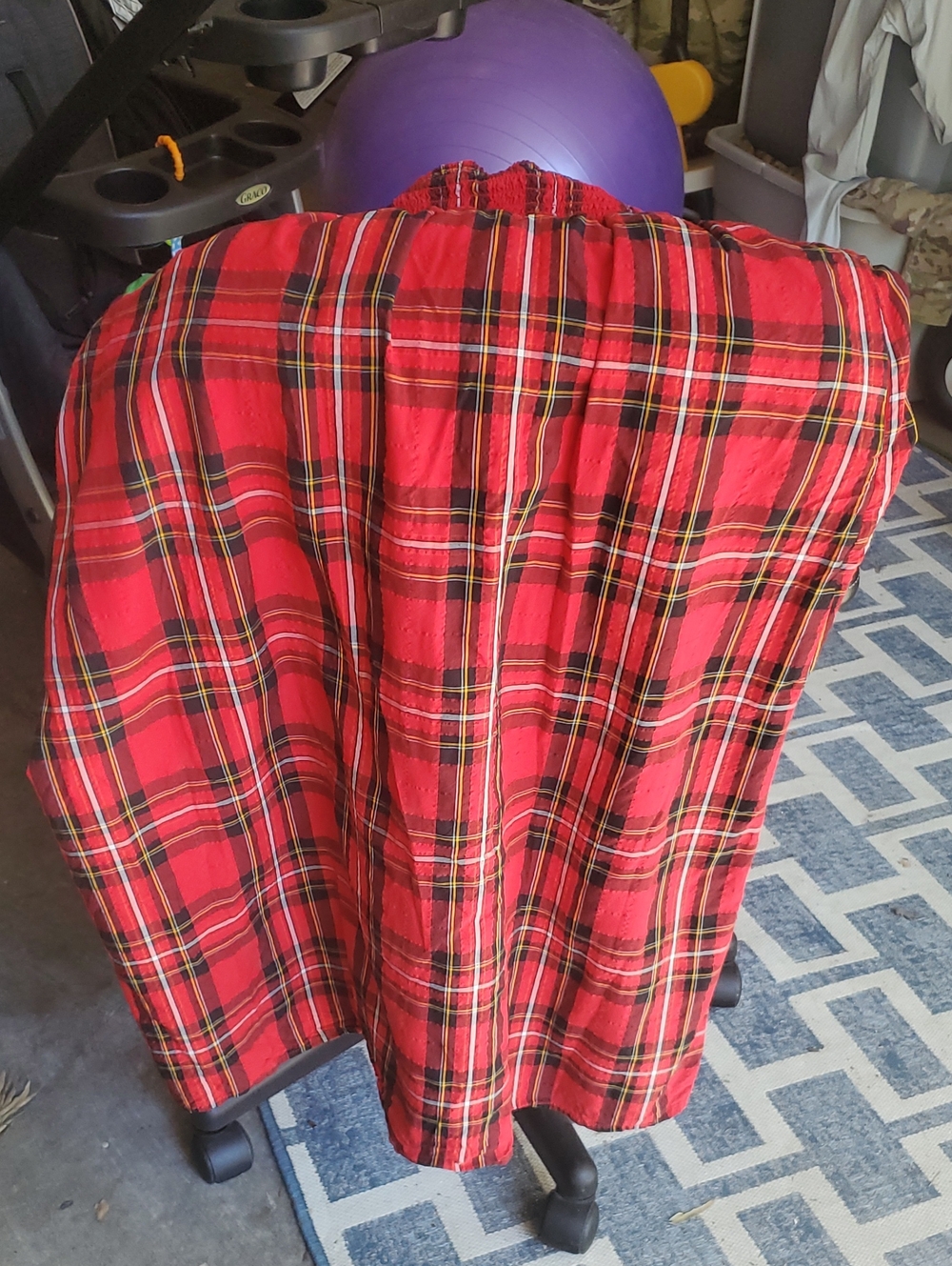 Old Navy L Plaid Womens Skirt